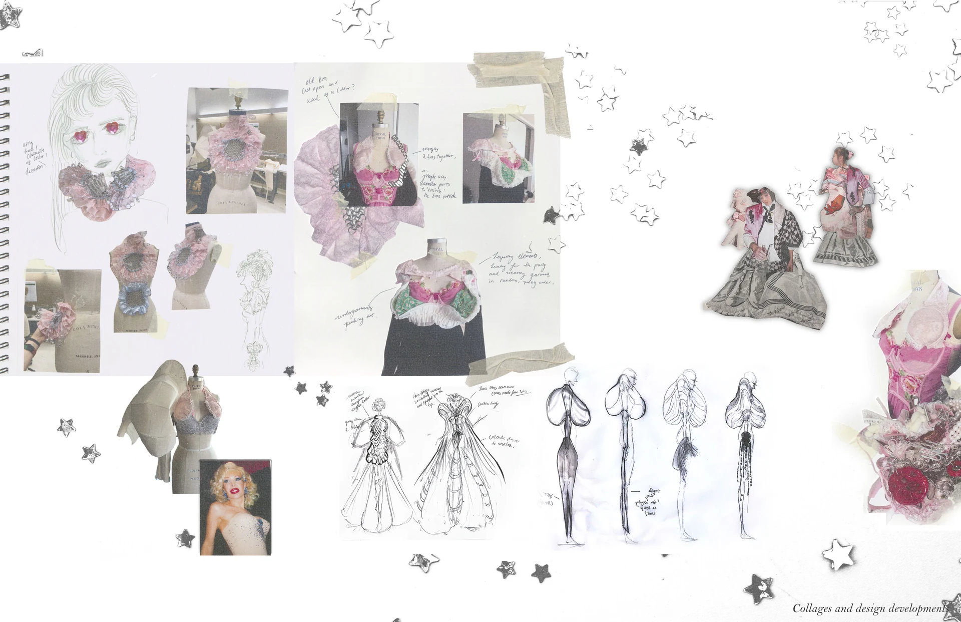 Graduate Collection design development board