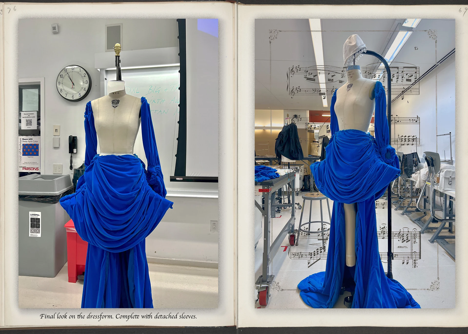Muse project final dress front and back board